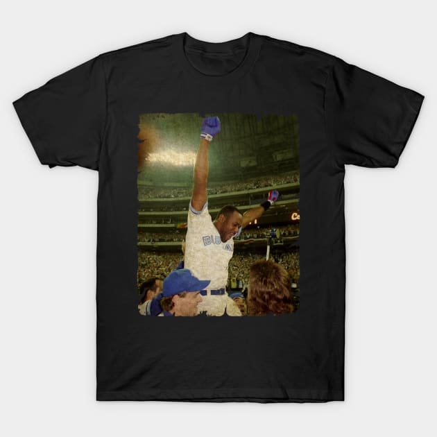 Joe Carter - 1993 WS T-Shirt by SOEKAMPTI